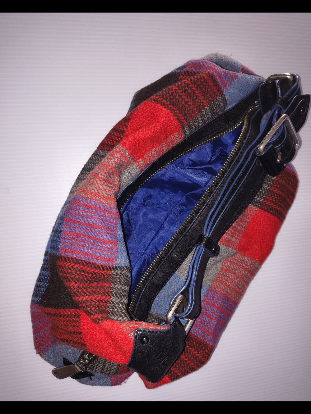 Y2K Archive: Vintage Marc by Marc Jacobs Plaid Patchwork Hobo Bag - Picture 6 of 6